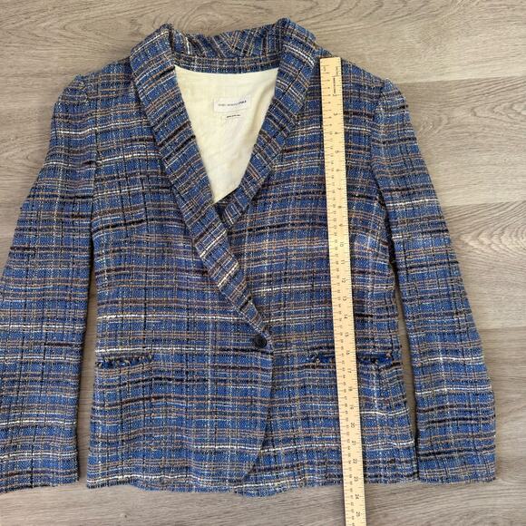 Isabel Marant Etoile Blazer Jacket Plaid Academia Size 42 / XL - Picture 7 of 11
